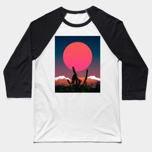 CACTI NIGHT HD Baseball T-Shirt